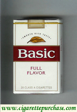 Basic cigarettes Smooth Rich Taste Full Flavor
